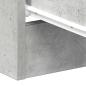 Preview: Nachttisch Betongrau 38x35x56 cm Holzwerkstoff
