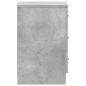 Preview: Nachttische 2 Stk. Betongrau 38x35x56 cm Holzwerkstoff