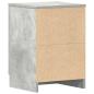 Preview: Nachttische 2 Stk. Betongrau 38x35x56 cm Holzwerkstoff