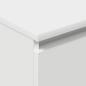 Preview: Sideboard Weiß 60x35x98,5 cm Holzwerkstoff