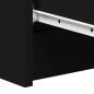Preview: Sideboard Schwarz 60x35x98,5 cm Holzwerkstoff