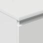 Preview: Sideboard Hochglanz-Weiß 60x35x98,5 cm Holzwerkstoff