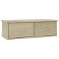 Preview: Wand-Schubladenregal Sonoma-Eiche 60x26x18,5 cm Holzwerkstoff