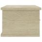 Preview: Wand-Schubladenregal Sonoma-Eiche 60x26x18,5 cm Holzwerkstoff