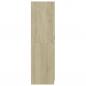Preview: Kleiderschrank Sonoma-Eiche 80x52x180 cm Holzwerkstoff