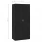 Preview: Kleiderschrank Schwarz 90x52x200 cm Holzwerkstoff