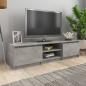 Preview: ARDEBO.de - TV-Schrank Betongrau 140x40x35,5 cm Holzwerkstoff