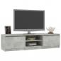 Preview: TV-Schrank Betongrau 140x40x35,5 cm Holzwerkstoff