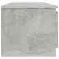 Preview: TV-Schrank Betongrau 140x40x35,5 cm Holzwerkstoff