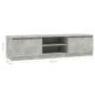 Preview: TV-Schrank Betongrau 140x40x35,5 cm Holzwerkstoff