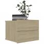 Preview: Nachttische 2 Stk. Sonoma-Eiche 40x30x30 cm Holzwerkstoff