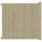 Preview: Nachttische 2 Stk. Sonoma-Eiche 40x30x30 cm Holzwerkstoff