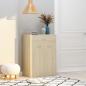 Preview: ARDEBO.de - Schuhschrank Sonoma-Eiche 60x35x84 cm Holzwerkstoff