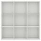 Preview: Bücherregal Weiß 98x29x97,5 cm Holzwerkstoff