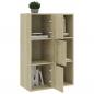 Preview: Lagerschrank Sonoma-Eiche 60x29,5x90 cm Holzwerkstoff