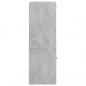 Preview: Lagerschrank Betongrau 60x29,5x90 cm Holzwerkstoff
