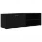 Preview: TV-Schrank Schwarz 120x34x37 cm Holzwerkstoff