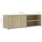 Preview: TV-Schrank Sonoma-Eiche 120x34x37 cm Holzwerkstoff