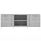 Preview: TV-Schrank Betongrau 120x34x37 cm Holzwerkstoff