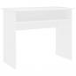 Preview: Schreibtisch Weiß 90x50x74 cm Holzwerkstoff