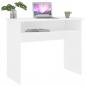 Preview: Schreibtisch Weiß 90x50x74 cm Holzwerkstoff
