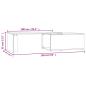 Preview: Couchtisch Betongrau 150x50x35 cm Holzwerkstoff