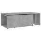 Preview: Couchtisch Betongrau 150x50x35 cm Holzwerkstoff