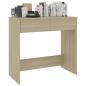 Preview: Schreibtisch Sonoma-Eiche 80x40x75 cm Holzwerkstoff