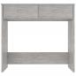 Preview: Schreibtisch Betongrau 80x40x75 cm Holzwerkstoff