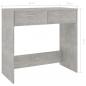 Preview: Schreibtisch Betongrau 80x40x75 cm Holzwerkstoff