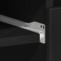 Preview: Schreibtisch Schwarz 90x45x76 cm Holzwerkstoff