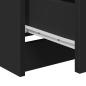 Preview: Sideboard Schwarz 60x35x76 cm Holzwerkstoff