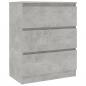 Preview: Sideboard Betongrau 60x35x76 cm Holzwerkstoff