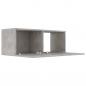 Preview: TV-Schrank Betongrau 80x30x30 cm Holzwerkstoff