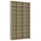 Preview: CD-Schrank Sonoma-Eiche 102x16x177,5 cm Holzwerkstoff