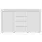 Preview: Sideboard Weiß 120×36×69 cm Holzwerkstoff