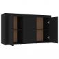 Preview: Sideboard Schwarz 120x36x69 cm Holzwerkstoff