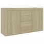 Preview: Sideboard Sonoma-Eiche 120x36x69 cm Holzwerkstoff