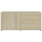 Preview: TV-Schrank Sonoma-Eiche 80x34x36 cm Holzwerkstoff