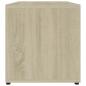 Preview: TV-Schrank Sonoma-Eiche 80x34x36 cm Holzwerkstoff