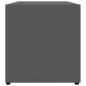 Preview: TV-Schrank Hochglanz-Grau 80x34x36 cm Holzwerkstoff