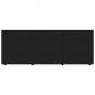Preview: TV-Schrank Schwarz 80x34x30 cm Holzwerkstoff