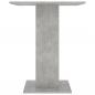 Preview: Bistrotisch Betongrau 60x60x75 cm Holzwerkstoff