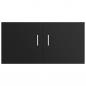 Preview: Wandschrank Schwarz 80 x 39 x 40 cm Holzwerkstoff