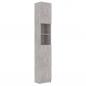 Preview: Badezimmerschrank Betongrau 32x25,5x190 cm Holzwerkstoff
