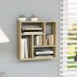 Preview: ARDEBO.de - Wandregal Sonoma-Eiche 45,1x16x45,1 cm Holzwerkstoff