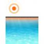 Preview: Treibende Pool Solarfolie rechtecking 10 x 5m Pools, schwarz