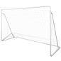 Preview: ARDEBO.de - Fußballtor 240x90x150 cm Stahl Hochwertig