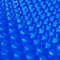 Preview: Rechteckige Pool-Abdeckung 260 x 160 cm PE Blau 