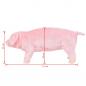 Preview: Plüschtier Schwein Stehend Plüsch Rosa XXL
